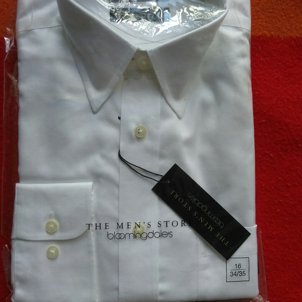 Bloomingdale's White Button Down
